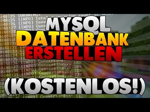 Eine MYSQL DATENBANK in 2 MINUTEN KOSTENLOS ERSTELLEN! | Tutorial | GAMESTREAMZ