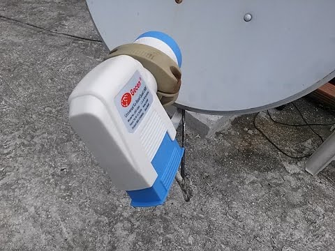 COMO SUBSTITUIR TROCAR O LNBF DA ANTENA KU MUITO FACIL