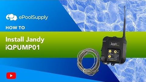 Installing Jandy iQPUMP01
