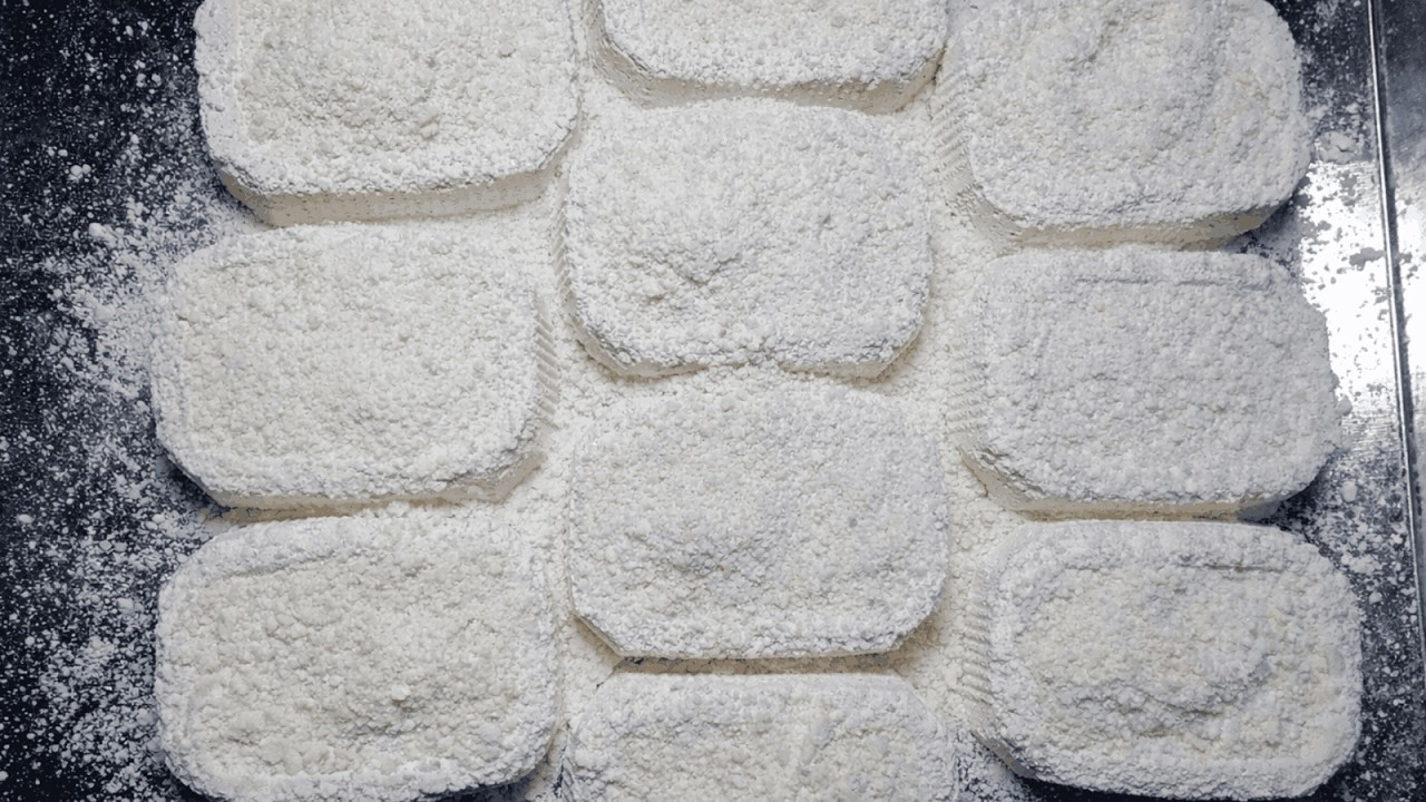 Crushing 10 Super Powdery White Blocks | EXTREMELY Satisfying ASMR