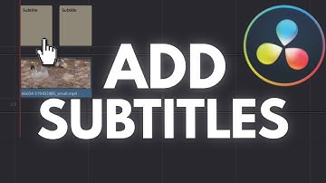 How To Add Subtitles In DaVinci Resolve 20 Fast!