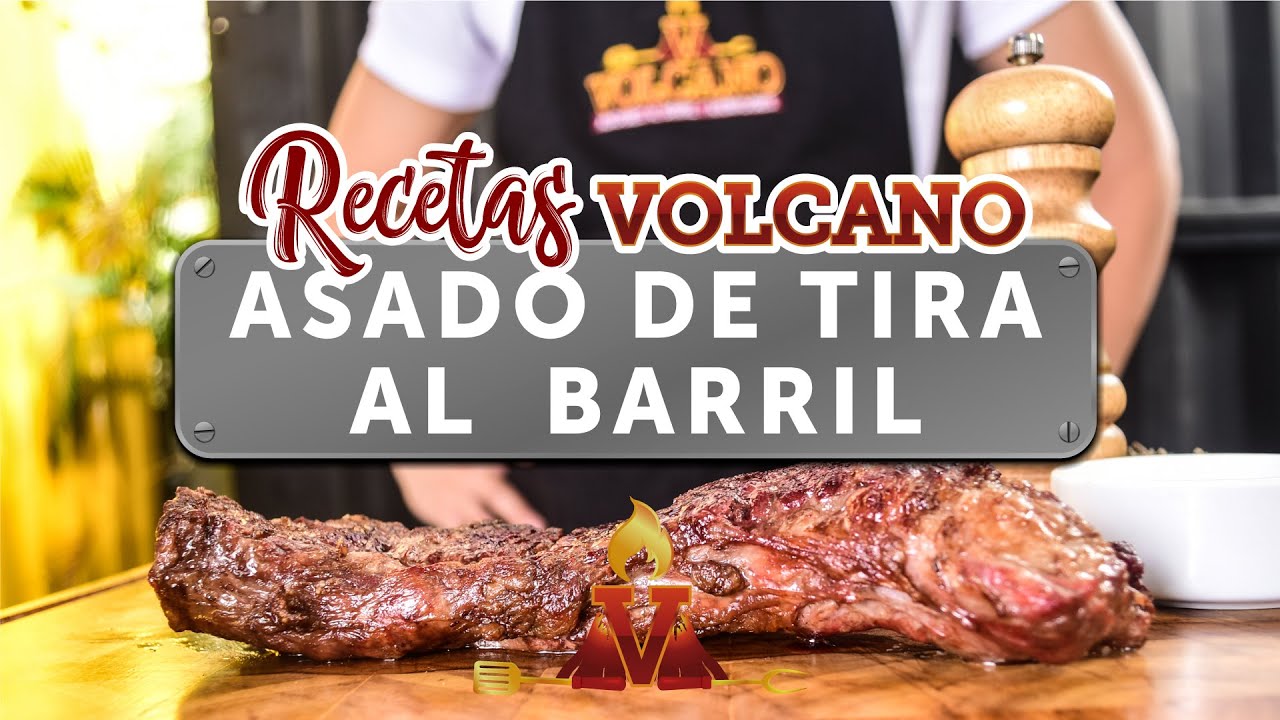 🥩 Asado de tira al barril con 🌋 Volcano Asadores 🔥