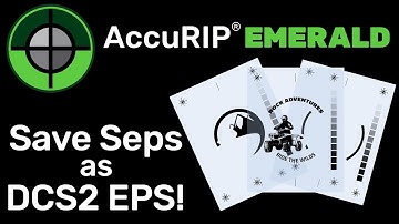AccuRIP Emerald - Save Separations as a DCS2 EPS File