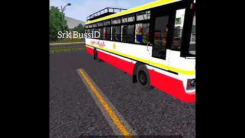 apsrtc sapthagiri express red color bus mod for bussid / By Srk bussid hub / #shorts