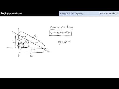 Wideo: Jak Opisać Okrąg Wokół Trójkąta Prostokątnego