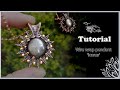 Wire wrap pendant tutorial 'Icarus'