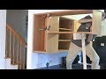 Install kitchen cabinets ((My house remodeling project #5)