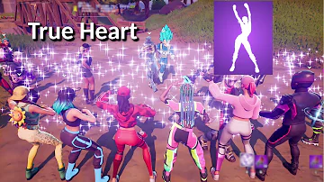 Perfect timing TRUE HEART Fortnite Emote 🤩