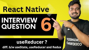 React Native Interview Question 6 - What is  useReducer ❓  | In Hindi | Engineer Codewala