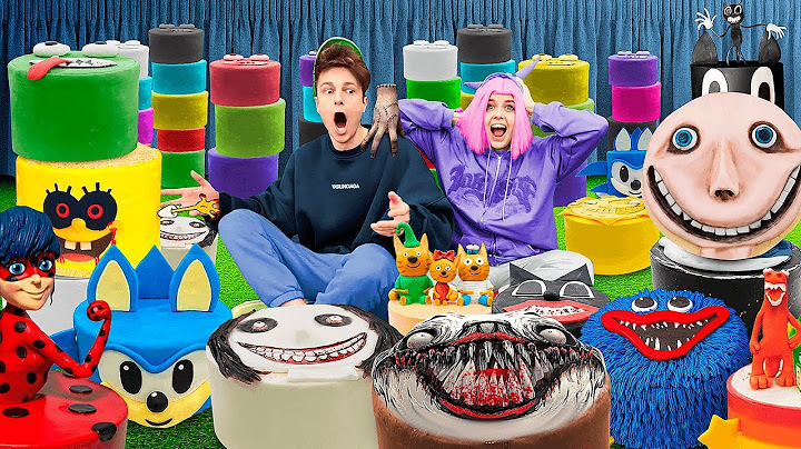 Never cook ALL THE MONSTERS cakes at 3:00 AM!!!