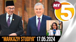 "Markaziy studiya" ko'rsatuvi 17.05.2024