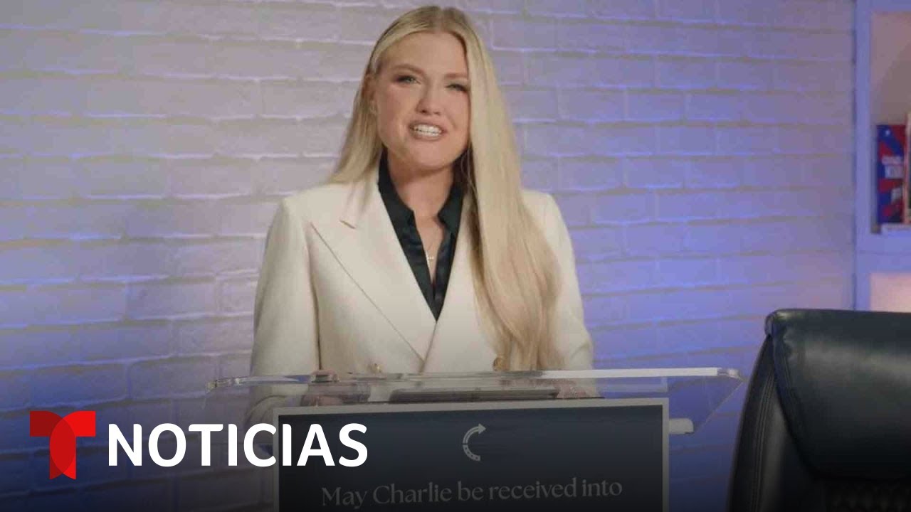 ⁣La viuda de Kirk lanza un mensaje tras el asesinato de su esposo | Noticias Telemundo