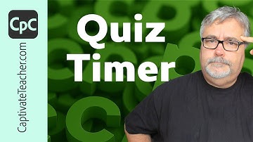 Add a Quiz Timer to Your Adobe Captivate eLearning Project