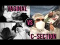 My Pregnancy & Postpartum Journey: Comparing My Traumatic Vaginal Birth to My Elective C-Section