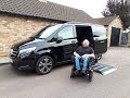 Drive from wheelchair mercedes v class with space drive by lewis reed  steering developments