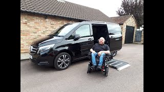 Drive from Wheelchair Mercedes V Class with Space Drive by Lewis Reed + Steering Developments