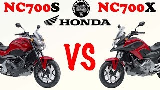 Honda NC700S vs Honda NC700X находим отличия.