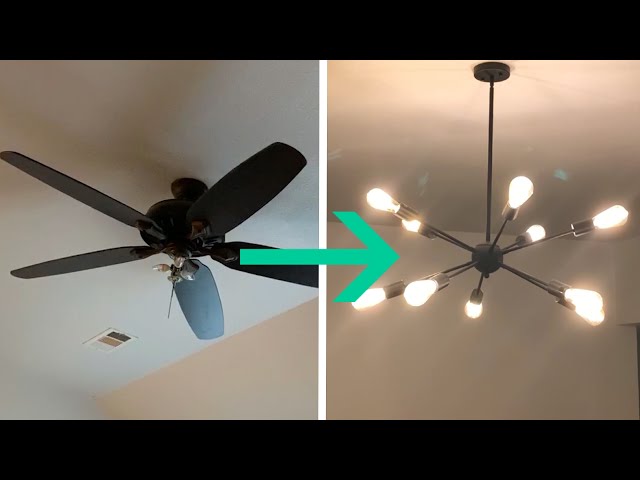 Replace A Ceiling Fan With Light