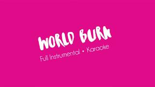 WORLD BURN - MEAN GIRLS | Instrumental/Karaoke chords