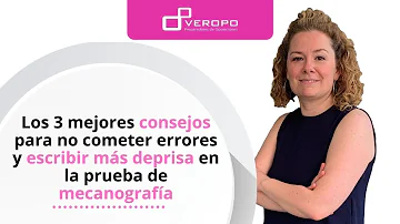 ¿Cómo es una prueba de mecanografía?