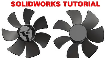 SolidWorks Tutorial #67 | 3D Model Design Basic Beginners - FAN CPU
