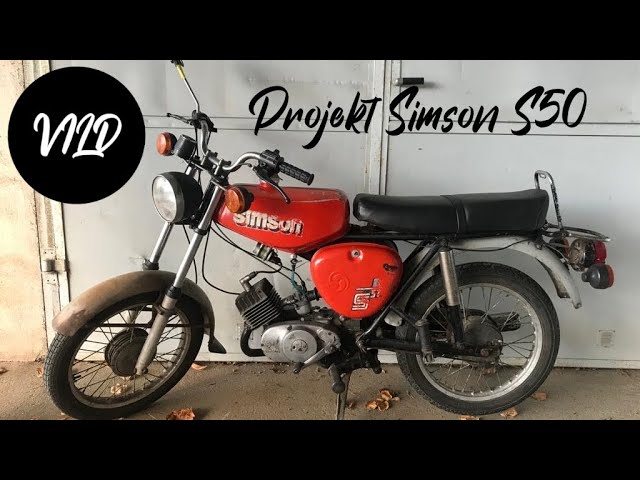 Projekt Simson S50  Teil 1 - zerlegen 