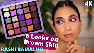 Best Purple Eyeshadow Palette For Brown Skin | ABH x Norvina Vol 5 Looks &amp; Review