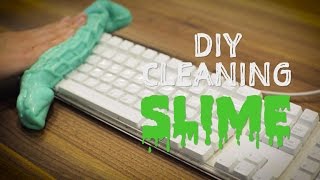 Clean your keyboard and more with homemade slime