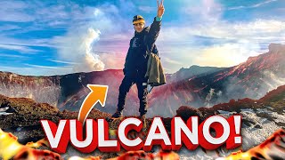 HO SCALATO FINO ALLA CIMA IL VULCANO PIU' ALTO D'EUROPA! IN ERUZIONE!