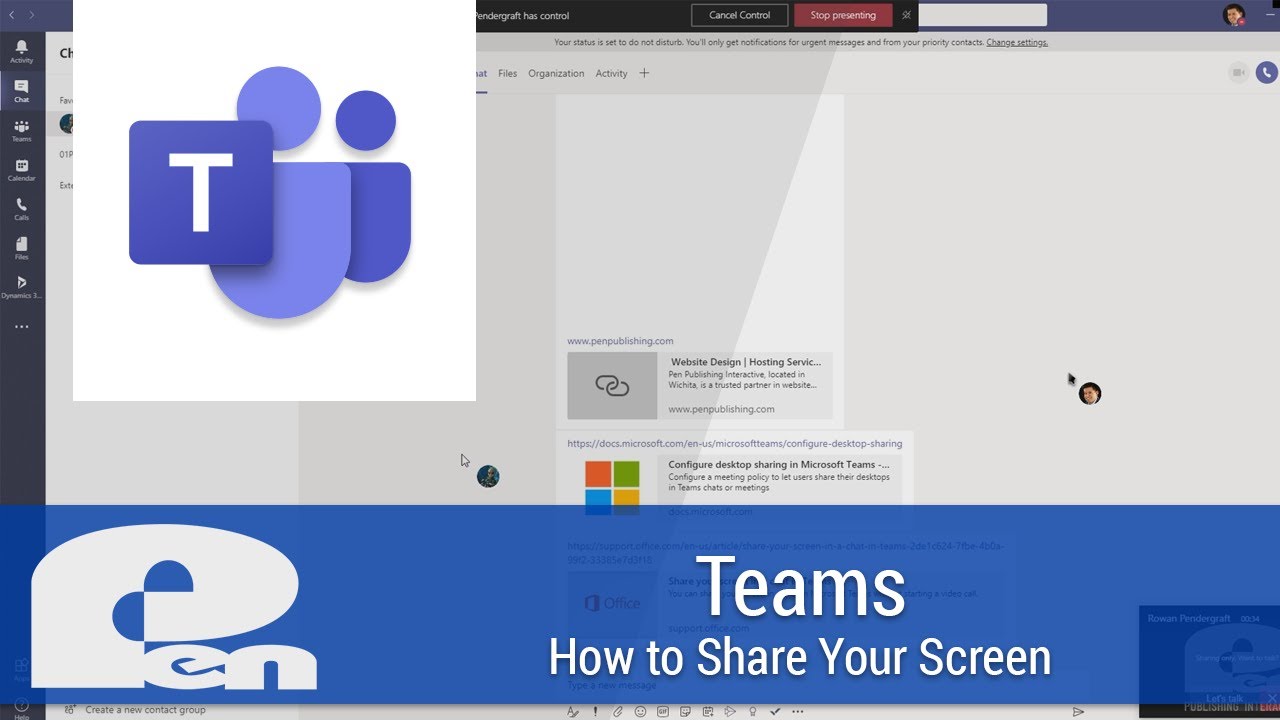 microsoft teams share screen