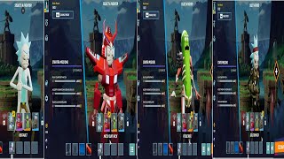 Multiversus ALL RICK AND MORTY SKIN ANIMATIONS