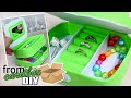 DIY ORGANIZER FOR JEWELRY FROM CARDBOX 🤑 CARDBOARD RECYCLE IDEA FOR GIRLS BEAUTY