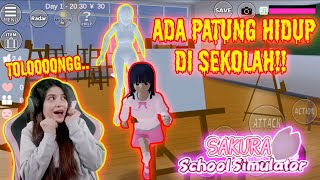 HORORRR BANGET!! DIGANGGUIN PATUNG HIDUP MALAM HARI DI SEKOLAH!! SAKURA SCHOOL SIMULATOR - Part 5