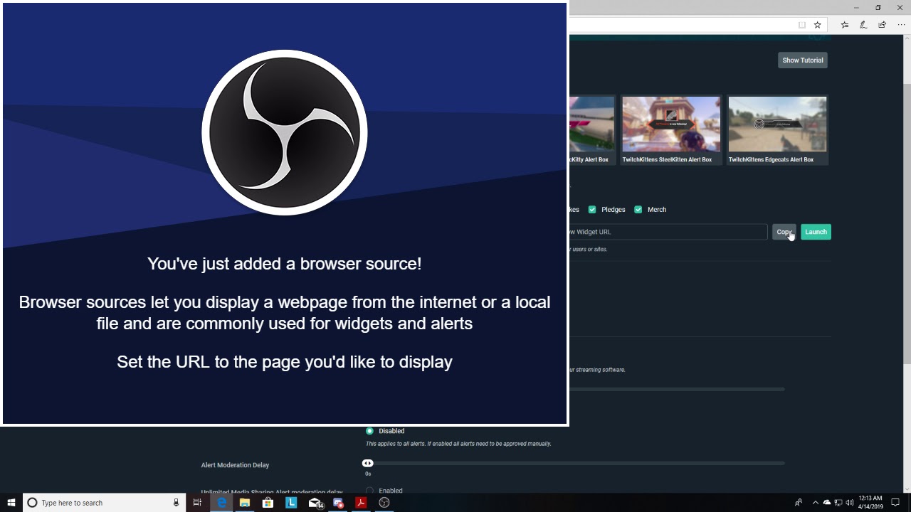 streamlabs alerts in obs studio streamlabs alerts in obs studio