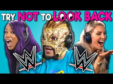 WWE Superstars React To Try Not To Look Back Challenge