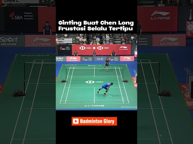 Beda Kelas Ginting vs Chen Long.. #chenlong #anthonyginting #anthonysinisukaginting #badminton #bwf class=