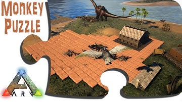 ARK Primitive+ : Ep 2 -- Village Building with Adobe, Brick, Concrete & Lumber - Primitive Unlimited