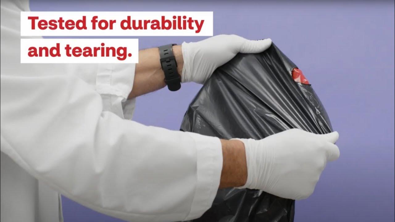 Tested for Durability and Tearing Total Home Large Trash Bags CVS