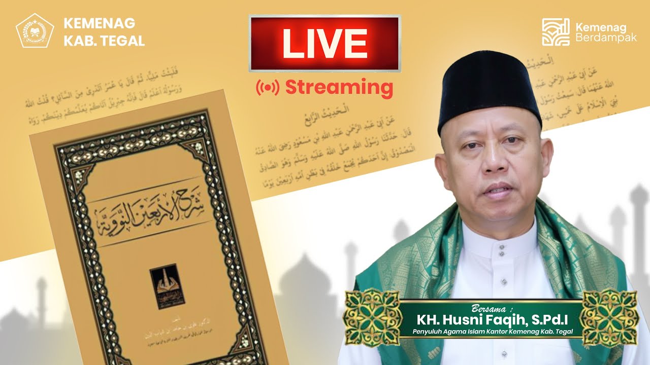 Day 7 Ngaos Kitab Arba'in Nawawi Ramadan 1447 H / 2026 M | Kantor Kemenag Kab. Tegal