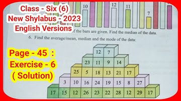 Class 6 maths chapter 3 page 45 example- 6 (Solution) English version 2023