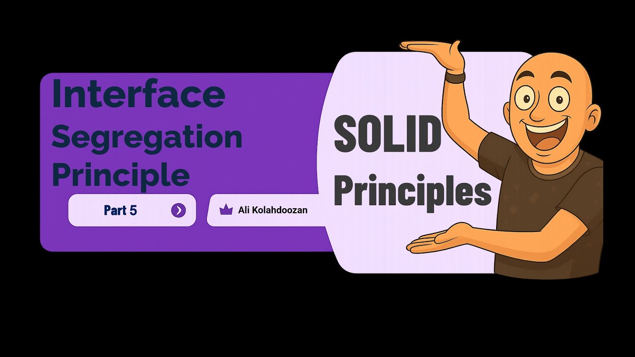 معرفی و بررسی Interface Segregation Principle یا همان ISP - YouTube