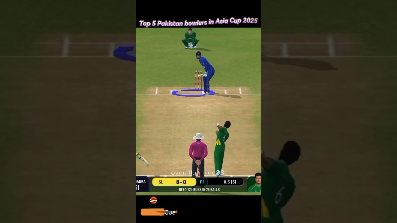Top 5 Pakistan Bowlers in Asia Cup 2025😏