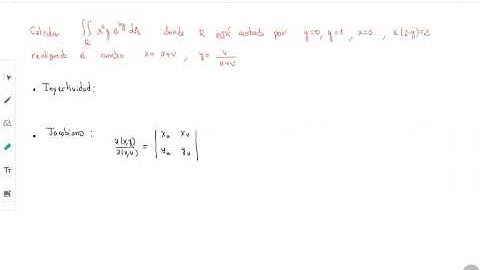 Cambio de variable en integral doble (ejemplo 2)