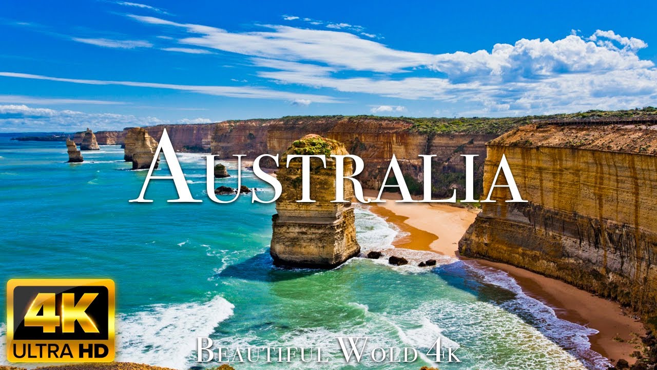 Australia 4K - Scenic Relaxation Film With Calming Music (4K Video Ultra HD TV)