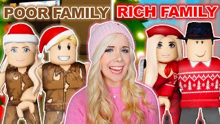 RICH FAMILY VS POOR FAMILY ON CHRISTMAS IN BROOKHAVEN! (ROBLOX BROOKHAVEN RP)