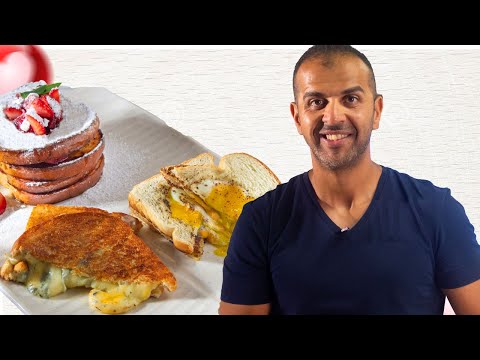 توست الجبن والفواكه