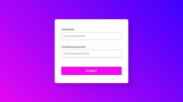 Confirm Password Validation Using Javascript   With Free Source Code #Remake #royaltutorials