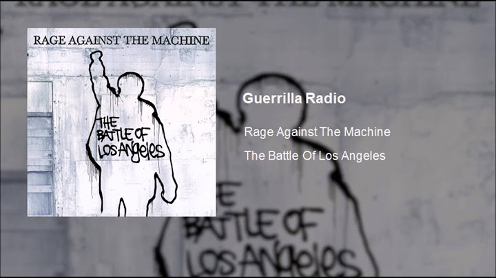 Guerrilla Radio Radio Edit version - Radio Edit performance video thumbnail
