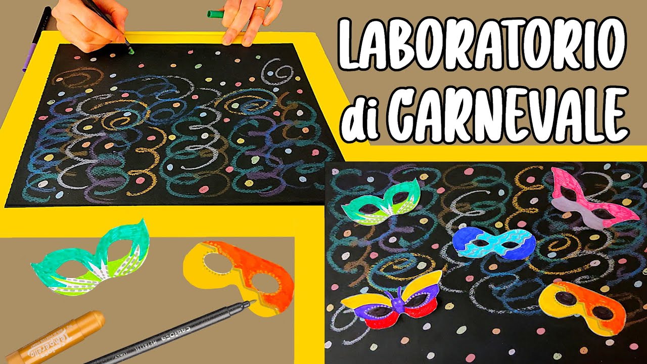 🎉🎨 LABORATORIO ARTISTICO di CARNEVALE - Arte e Immagine Scuola