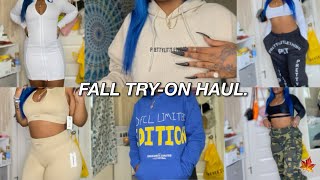 HUGE FALL TRY-ON HAUL 2021 💗 ( fashion nova, pretty littlething,boohoo) | annasimone